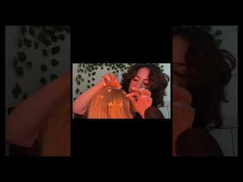 ASMR  plugging the butterflys 🦋 out of your hair 😴 #asmr #relax #tingles #oddlysatisfying #sleepaid