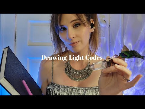 Tracing & Sketching Light Codes | Light Language | Reiki ASMR