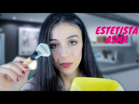 🦋RILASSATI DALL' ESTETISTA: MASSAGGIO ANTIRUGHE e PULIZIA DEL VISO /ASMR ITA