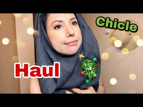 ASMR Haul del Bazar de mi Hermana - Masticando CHICLE | Gum Chewing