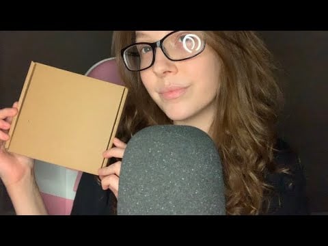 ASMR Tapping On A Cardboard Box (No Talking)
