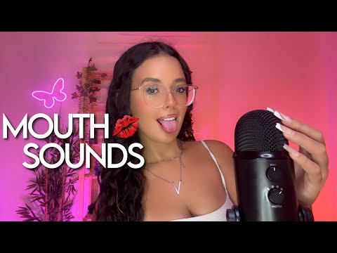 ASMR - SONS DE BOCA e MIC SCRATCHING 👄 | mouth sounds