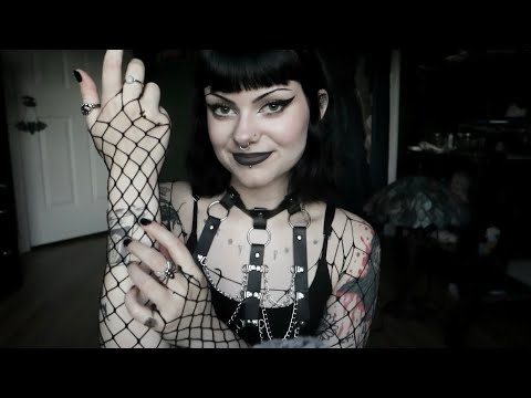 ASMR | Fishnet Scratching, Tattoo Tracing, Hand Movements, & More 🕸️
