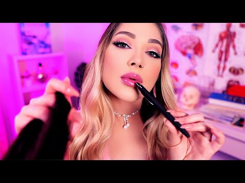 Flirty Girl In The Back Of The Class Plays With Your Hair💜ASMR Close-up Whispers, Personal Attention