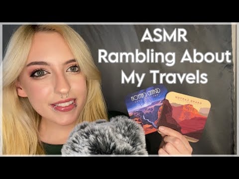 ASMR Whisper Ramble ~ up close, fast paced, where i've been