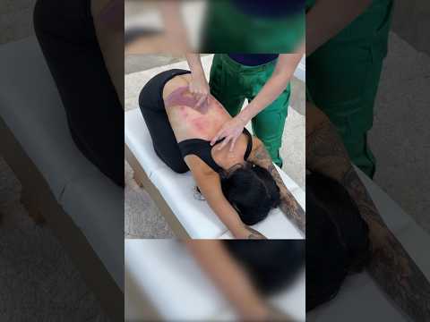 Sighs of Relief 🥲 Juicy BACK CRACKS #shorts #femalechiropractor #asmr