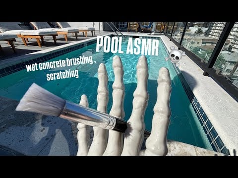 Pool ASMR by a Skeleton