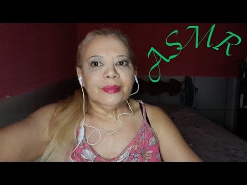 #ASMR # Vídeo caseirinho # com fones de ouvido. 🥱🥱💤