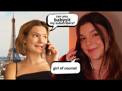 ASMR but I'm on vacation so @FreyaASMR babysits you (whispers, tapping, for sleep)