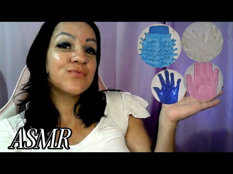 ASMR-QUAL DESSAS LUVAS VOCÊ MAIS ARREPIA? #asmr #relax #sonsdeboca 