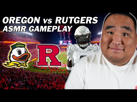 #8 Oregon vs Rutgers - College Football 26 Gameplay | ASMR