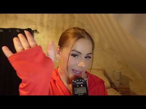MIC LICKING, EATING AND MOUTH SOUNDS ASMR INTENSE (Visual, inaudible) + SHEGLAM