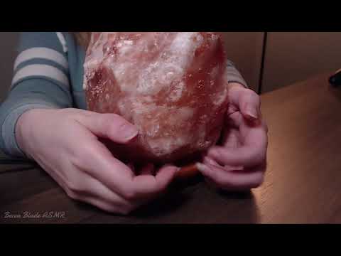 ASMR Fast Tapping/Scratching on Himalayan Salt Lamp -No Talking