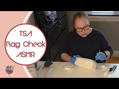 * ASMR * TSA Bag Check / Airport security check / Three bags / Luggage Check / Unintentional /