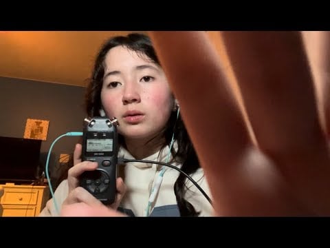 Mouth Sounds And Hand Visuals With The Tascam Mic