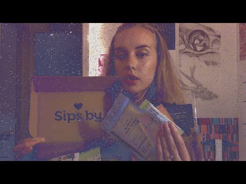 Unboxing May Sips By Box (Whispers, Tapping) ASMR