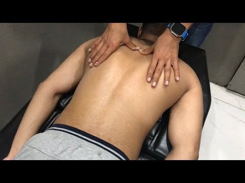 ASMR🔥Smooth and Deep Full Back and Legs Massage | Body Stretching Relaxing Massage |