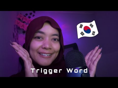 ASMR in Korean! 🇰🇷 Korean Trigger Word ✨