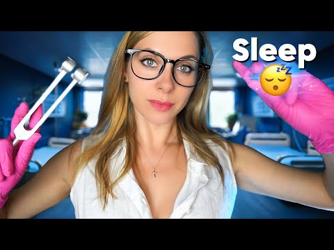 ASMR Otoscope EAR cleaning Roleplay, Ear Exam for SLEEP,  Personal Attention and RAIN sounds