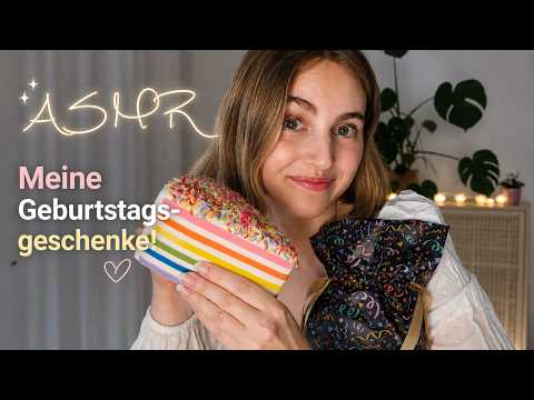 ASMR DAS habe ich zum Geburtstag bekommen… 🎁
