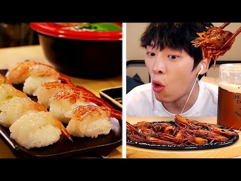 Mukbang Seafood🦐 |새우 먹방!|초밥,버터구이 요리|REAL SOUND SOCIAL EATING SHOW [SIO ASMR 시오]
