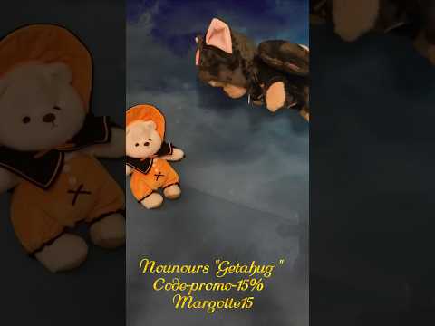 Nounours "GETAHUG" Petit avant goût Halloween,  Code-promo-15%    Margotte15