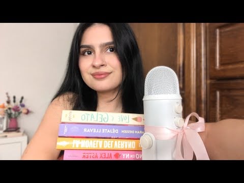 asmr recomendándoles libros de verano 📚⋆.˚ 𓇼 (100% whispering) 
