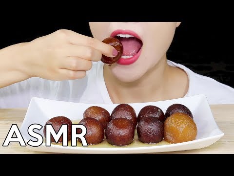 ASMR GULAB JAMUN INDIAN SWEET 굴랍자문 리얼사운드 먹방 Eating Sounds