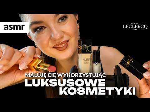 MAKIJAŻ ASMR PO POLSKU LUKSUSOWYMI KOSMETYKAMI!