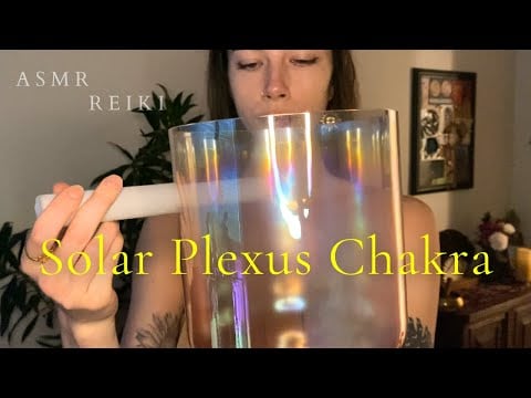 Reiki ASMR ~ Solar plexus chakra | Energy healing and balancing | Confidence and personal power