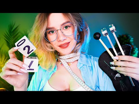 🔥 АСМР МУРАШЕЧНАЯ ПРОВЕРКА УШЕК И СЛУХА, НО С ЗАКРЫТЫМИ ГЛАЗАМИ 😏 asmr ear exam eyes closed