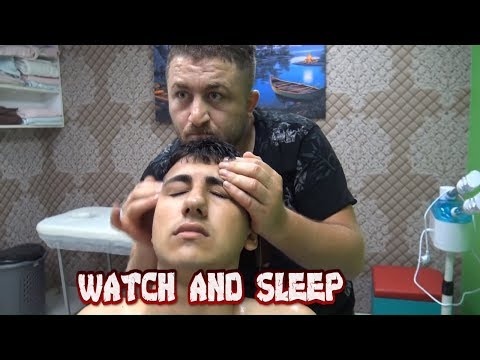 ASMR TURKISH BARBER MASSAGE=NECK,EAR CRACK=ear burn=head,back,ear,wire,rope,foot,olive oil massage