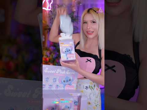 Stitch sweet pink series 😊 #asmr #52toys #disney #stitch #asmrunboxing
