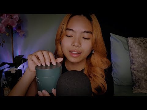 ASMR Gentle Tapping & Soft Whispers for Sleep .𖥔 ݁ ˖ 🌱 Low Light & Slow Sounds (Pt. 3)