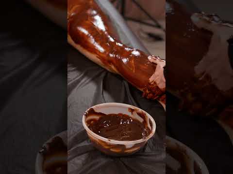 Warmth of chocolate and caring hands: the perfect full-body massage for Maria #relaxingmassage