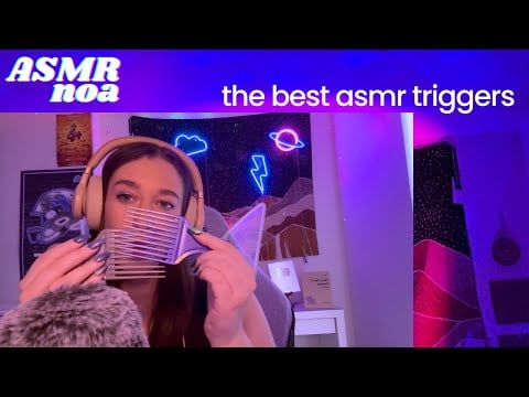 my current 5 favourite ASMR triggers for instant tingles (non-live🤭)