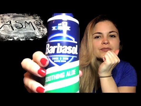 [ASMR] Shaving Cream Playing + Tracing