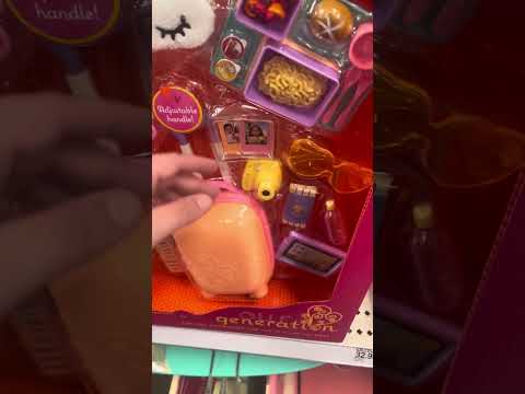 Doll accessories at the target (tapping, whispered, public ASMR)