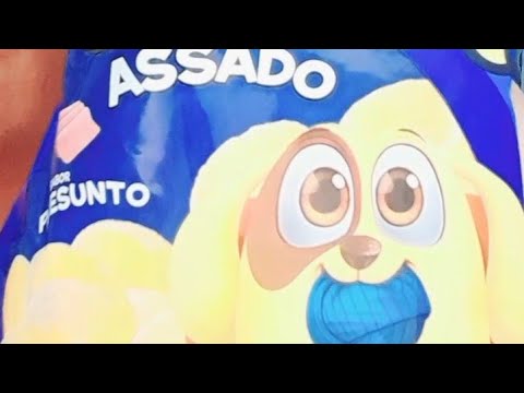 ASMR FAZENDO SONS CROCANTES COMENDO SALGADINHO😋😋😋😋
