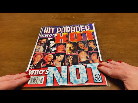 1996 Hit Parader Rock Magazine 🎸🤘ASMR Look-through