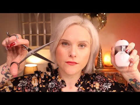 A Realistic ASMR Haircut, Oil Check, Scalp Check & Treatment