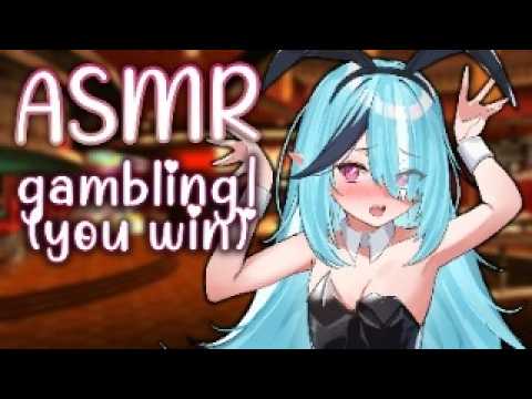 【ASMR】Blackjack at the Bunny Girl ASMR Casino! 👯‍♀️🃏(Cards, Ear Cleaning, & More~)