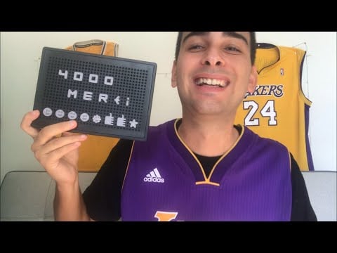 ASMR Fête pour les 4000 abos et le titre des Lakers 🌟