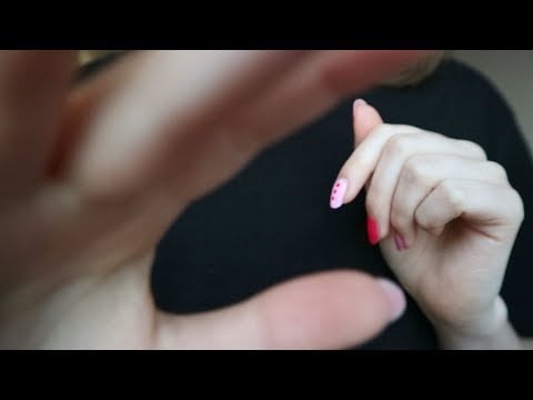 [ASMR] Super slow & up close hand movements + rain (no talking)
