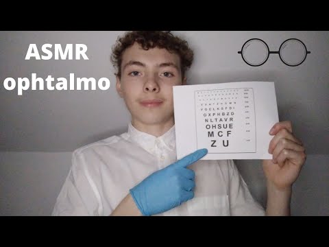 ASMR FR : Roleplay 👁ophtalmo check-up des yeux👁