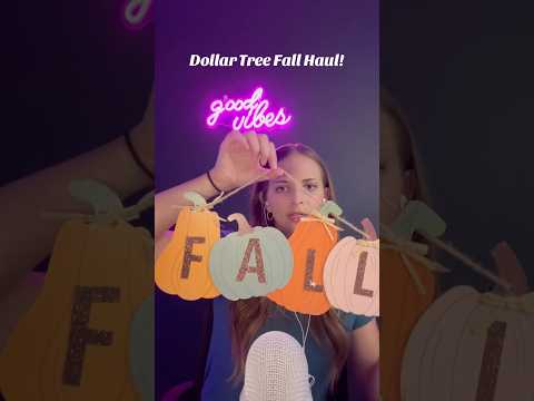 Dollar Tree Fall + Halloween Haul 🎃🍂 ASMR #short