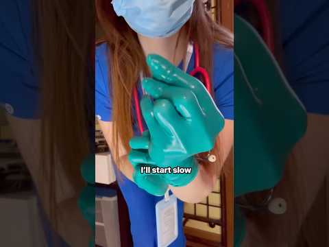Before your medical exam… #Latexgloves #nurse #roleplay #glovesounds