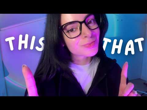 ASMR Eyes OPEN, then CLOSED ✨ This or That & Fun Mystery Boxes