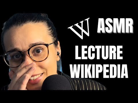 ASMR FR | LECTURE DE PAGE WIKIPEDIA ALÉATOIRE 📚