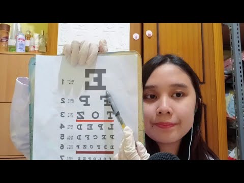 ASMR Cranial Nerve Exam 👩‍⚕(Doctor Roleplay, Eye, Hearing, Medical RP)